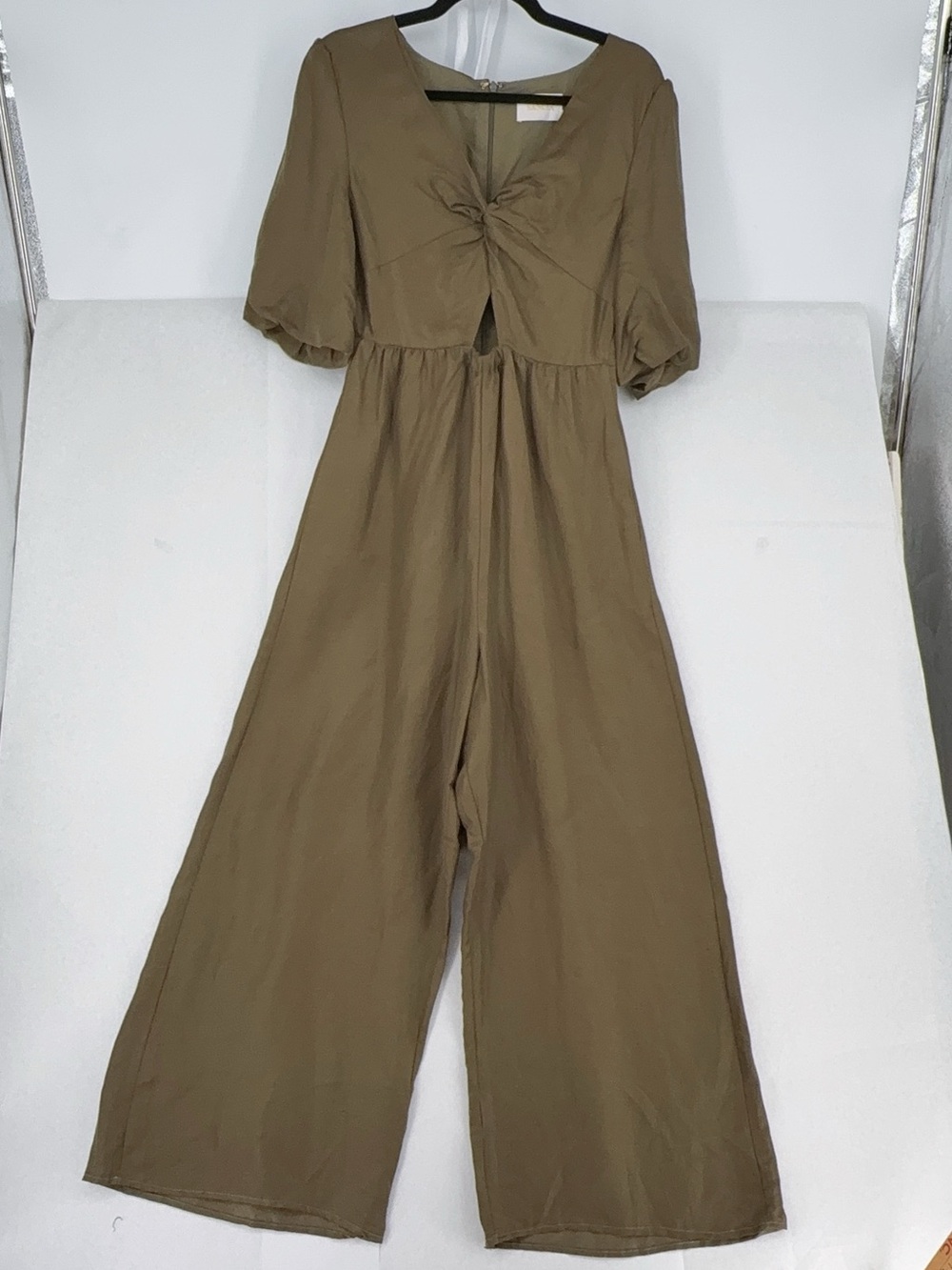 Anthropologie Sancia The Aida Twist-Front Jumpsuit Size M nwt - Picture 4 of 10